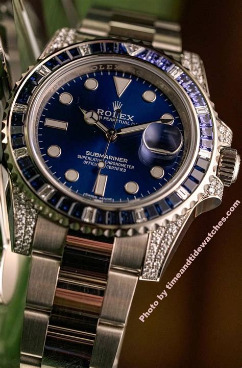 sapphire glass rolex|Rolex submariner diamond sapphire bezel.